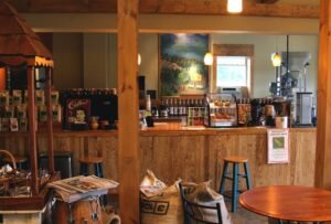 Interior shot of the Stedman Coffee Roasters.