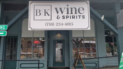 B K Wine & Spirits Sherman, NY Exterior