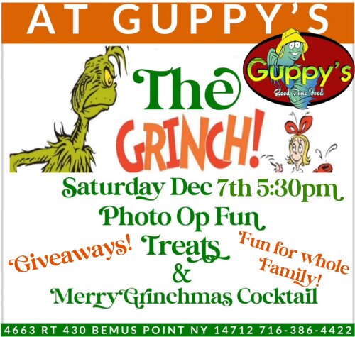 At Guppy's The Grinch Saturday December 7