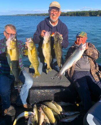 Dave Figura fishermen with fish