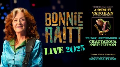 Bonnie Raitt Live 2025 Friday September 5 Chautauqua Institution