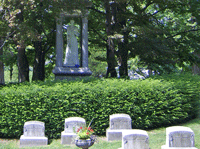 Local cemetery.