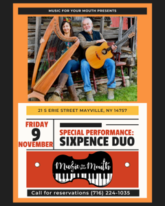 Sixpence Duo Music for Your Mouth November 9