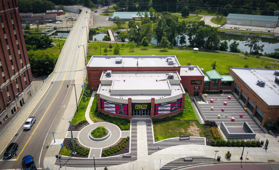 National Comedy Center aerial