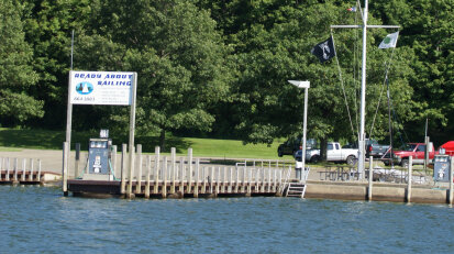 Long Point State Park boat launch and marina