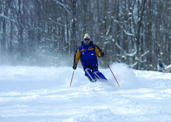 Peek'n Peak skier