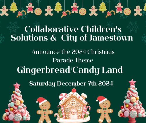 Collaborative Children's Solutions and City of Jamestown Gingerbread Candy Land Saturday December 7