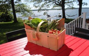 CHQ Local Food delivers products from over 25 different farms to residents, vacationers, restaurants and chefs each week during harvest season.