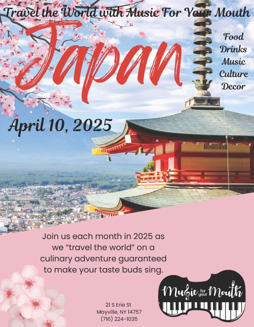 Music for Your Mouth Travel the World Japan April 2025