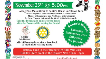 Falconer Santa Parade November 23