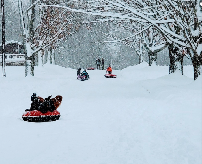 sleeding camp at findley