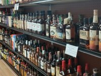 B K Wine & Spirits Sherman, NY Shelves