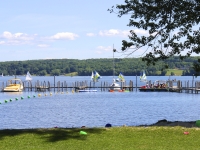 Lakefront views of Chautauqua Lake from We Wan Chu Cottages