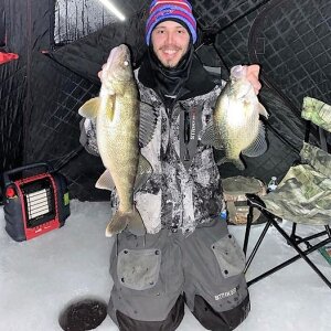 2022-PR1 Chautauqua CVB - Pic 2 of 2, Chautauqua Lake offers walleye and crappie to lucky winter anglers