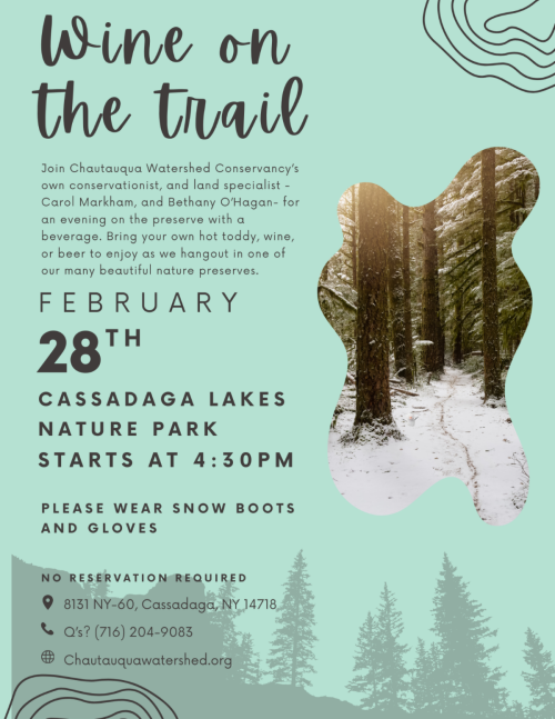 Chautauqua Watershed Conservancy Wine on the Trail February 28