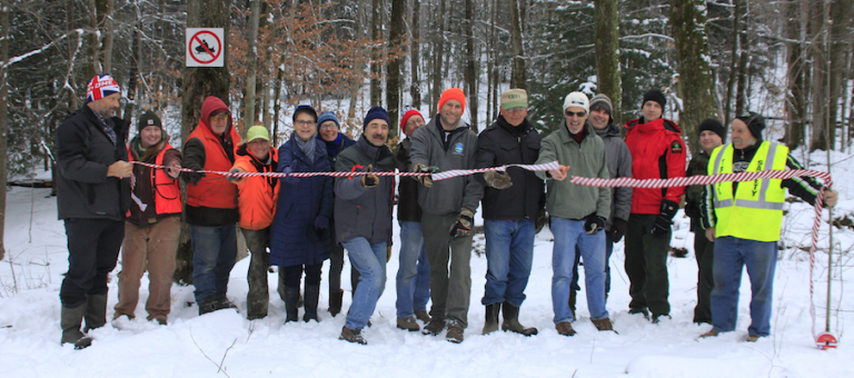 Ribbon Cutting at the Homestead Loop Trail Opening