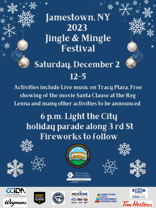 Jamestown NY 2023 Jingle and Mingle Festival