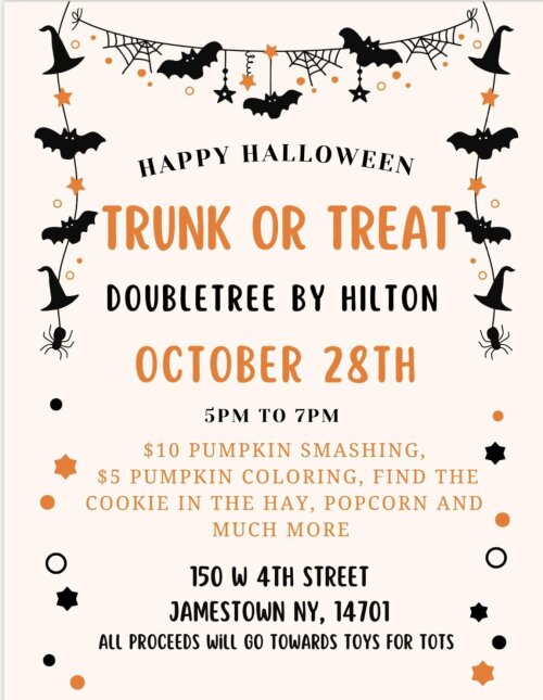 Trunk or Treat DoubleTree by Hilton October 28