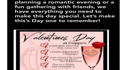 Valentine's Day Dinner at Guppy's 2025