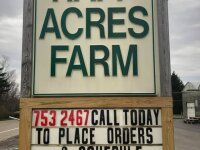 Haff Acres Farm - sign