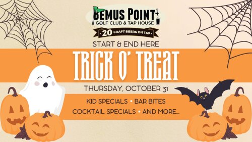 Bemus Point Golf Club and Tap House trick or treating