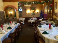 Indoor Holiday Dining at Andriaccio's Restaurant