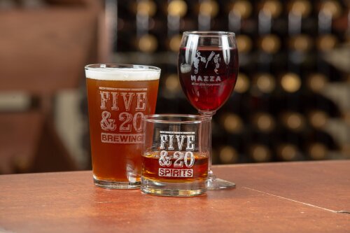 Mazza and Five and 20 Spirits and Brewing - Beer, Wine, Spirits