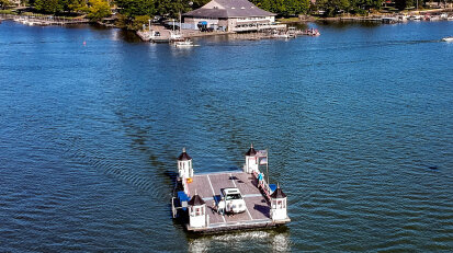 Bemus Point Stow Ferry aerial