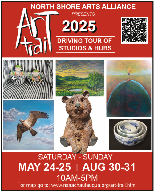 North Shore Arts Alliance Art Trail 2025 May 24-25 Aug 30-31