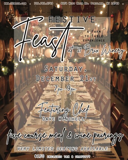 Festive Feast 21 Brix Winery