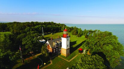 Dunkirk Lighthouse on Lake Erie