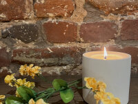 Rosie's Workshop stone candle flowers