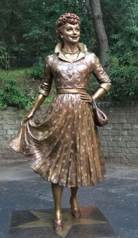 Bronze Statue of Lucille Ball in Celoron, NY