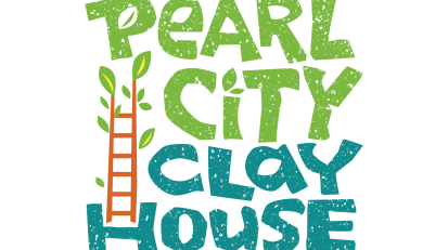 Pearl City Clayhouse landscape logo