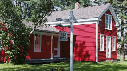 Yorker Museums building with sign