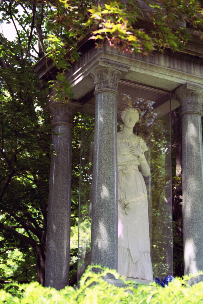 Grace Galloway - Lady in the Glass Case Monument in Jamestown, New York