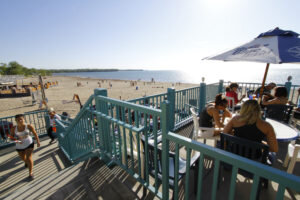 Beachfront on Findley Lake.