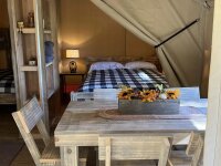 Bison Trace Luxury Campground Safari Tent Interior