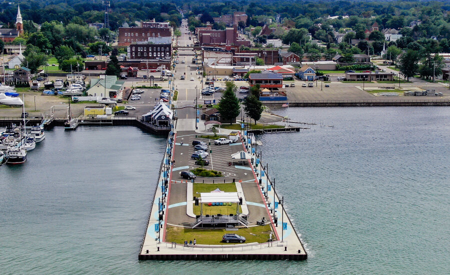 City of Dunkirk NY Pier