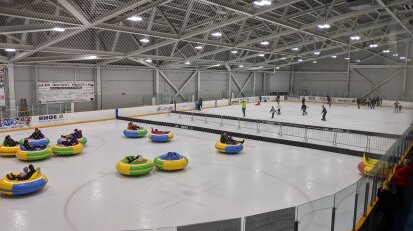 Ice Bumper Cars at Northwest Arena