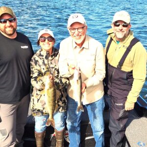 Chautauqua Lake fishing group photo by Dave Figura