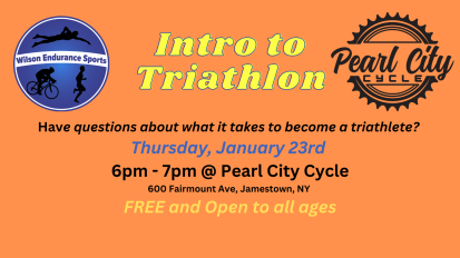 Intro to Triathlon Thursday January 23rd