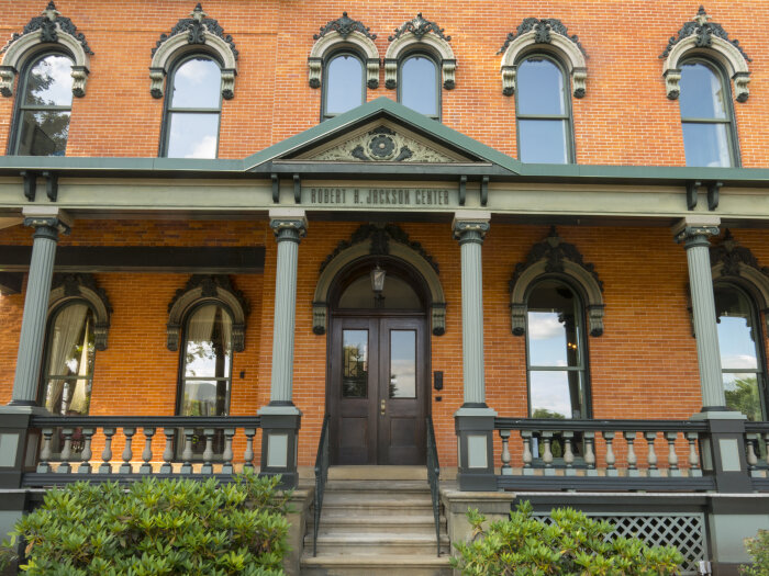 Exterior of the Robert H. Jackson Center in Jamestown