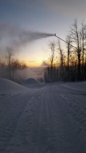 Snow making at Peek'n Peak