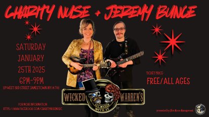 Charity Nuse and Jeremy Bunce Wicked Warren's January 25 2025