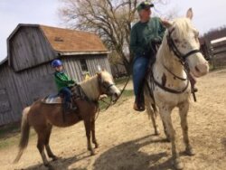 Horseback Trail Ride at Double DAB Stables