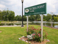 McCrea Point Park sign