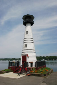 The Celoron Lighthouse.