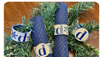 Snowflake Napkin Rings November 23