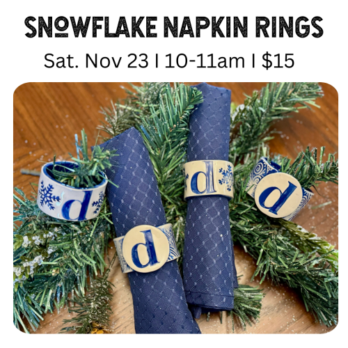 Snowflake Napkin Rings November 23